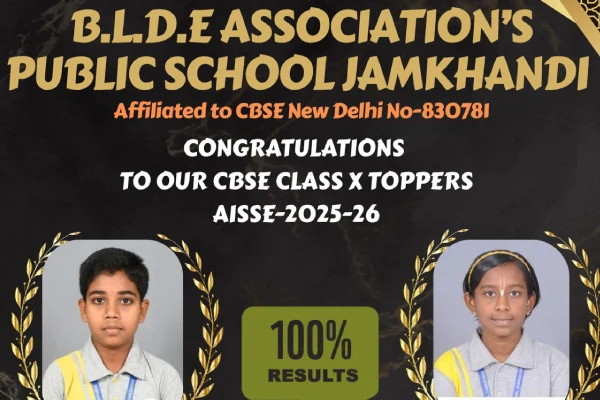 BLDE Public School, Jamkhandi Celebrating Excellence!